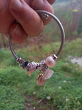 Women's Stone Charms Bracelet - Stylish Alluring Design