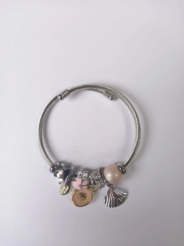 Women's Stone Charms Bracelet - Stylish Alluring Design