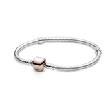 Barrel Buckle Snake Bracelet Women Jewelry 925 Silver