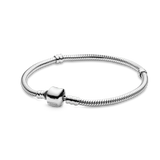 Barrel Buckle Snake Bracelet Women Jewelry 925 Silver