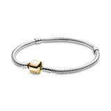 Barrel Buckle Snake Bracelet Women Jewelry 925 Silver