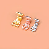 Square Buckle Bracelet Accessories 1 2 3 Rows Clasp DIY Hand Woven Jewelry