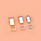 Square Buckle Bracelet Accessories 1 2 3 Rows Clasp DIY Hand Woven Jewelry