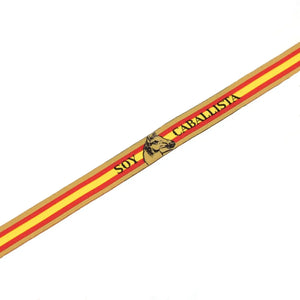Spain Flag Bracelet Fabric Caballist