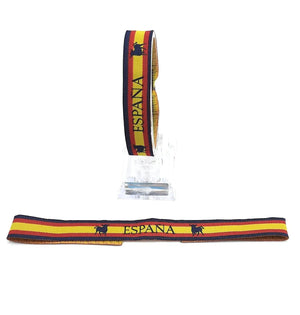 Spain & Bull Flag Bracelet Fabric
