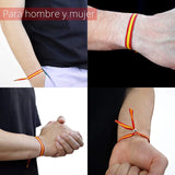 Spain Fabric Flag Bracelet with Bow and Ball