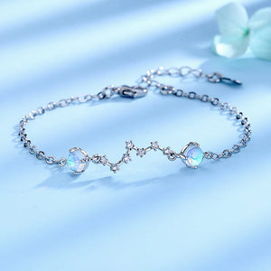 Moonstone Beidou Seven-Star Bracelet Female Women's Moonstone Bracelet