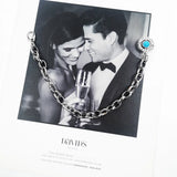 925 Sterling Silver Bracelet for Charm Stone - Unique Gift for Women