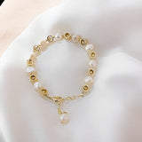 Women's Freshwater Pearl Adjustable Bracelet, Light Jewelry