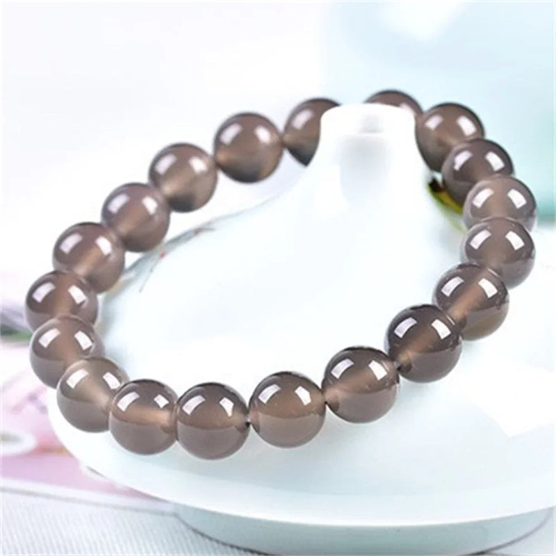 Tea Crystal Beads Bracelet Unisex Healing Energy Jewelry