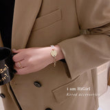Geometry Pearl Portrait Bracelet for Women