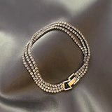 Crystal Three Layer Bracelet for Women