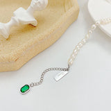 Women's Stainless Steel Pearl Bracelet