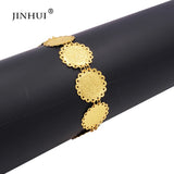 Couple Coin Bracelet Set Men Women Wedding Bangle Jewelry