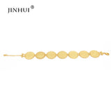 Couple Coin Bracelet Set Men Women Wedding Bangle Jewelry