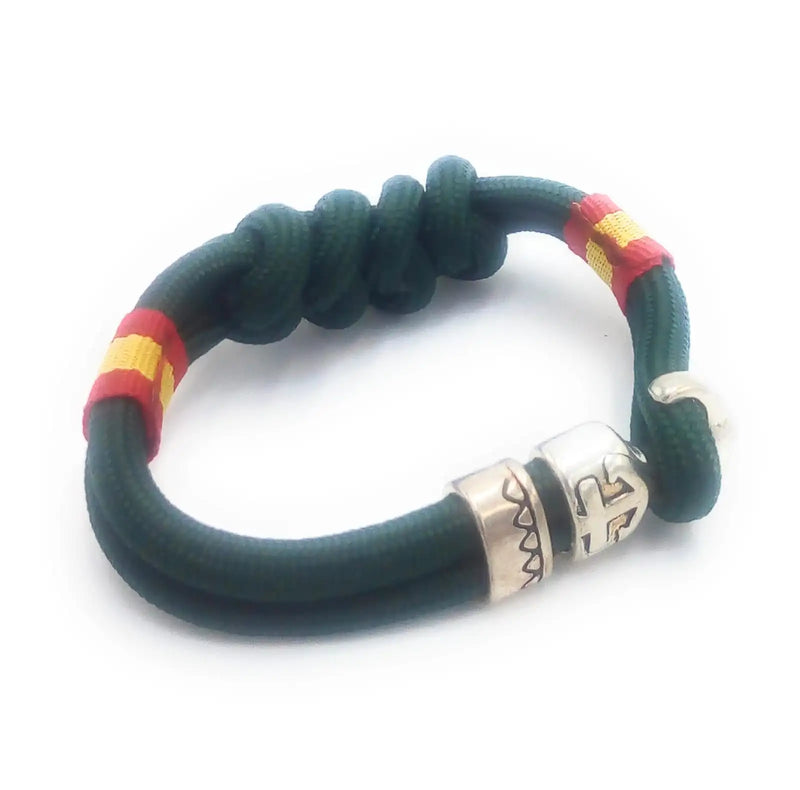 Spain Civil Guard Knot Bracelet - Green