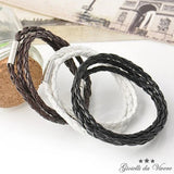 Leather Braided Bracelet for Women Men Baby