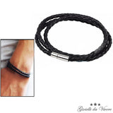 Leather Braided Bracelet for Women Men Baby