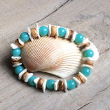Boho Bracelet Stack Mens Hematite Beach Jewellery
