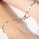 Heart Magnetic Couple Bracelet Adjustable Gift
