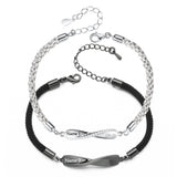 Heart Magnetic Couple Bracelet Adjustable Gift
