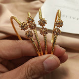 24K Dubai Ethiopian Bracelets For Women Cuff Africa Bangles