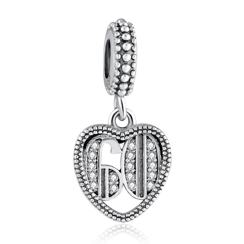 21 Years Of Love Pendant Dangle Charm for Bracelet Bangle DIY Jewelry