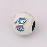 Bead Charm Lilo Girl & Rabbit Charms Bracelet DIY Jewelry