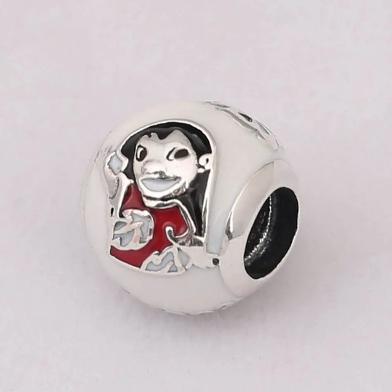 Bead Charm Lilo Girl & Rabbit Charms Bracelet DIY Jewelry