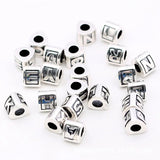 Vintage Triangle Alphabet Letter Beads for Women Bracelets DIY