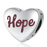 Bead Bracelet Latin Love Heart Hope Chick Charms Lady Bangle DIY Jewelry