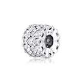 Clear Sparking Charm 925 Silver Bracelet Beads for Jewelry Making