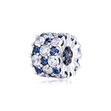 Ice Clear Sparking Charm 925 Silver Bracelet Beads Jewelry for Woman