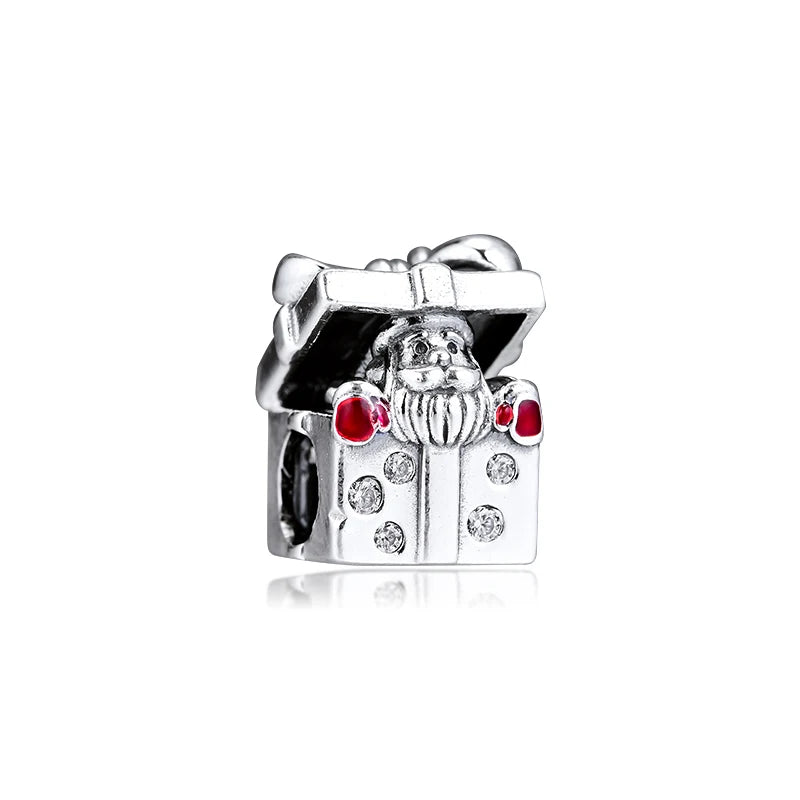 Santa Charm 925 Silver Jewelry Fits Charms Bracelets For Woman