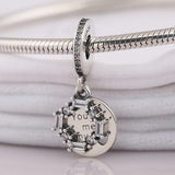 Crystal Pendant Dangle Bracelet Bangle for Women DIY Jewelry