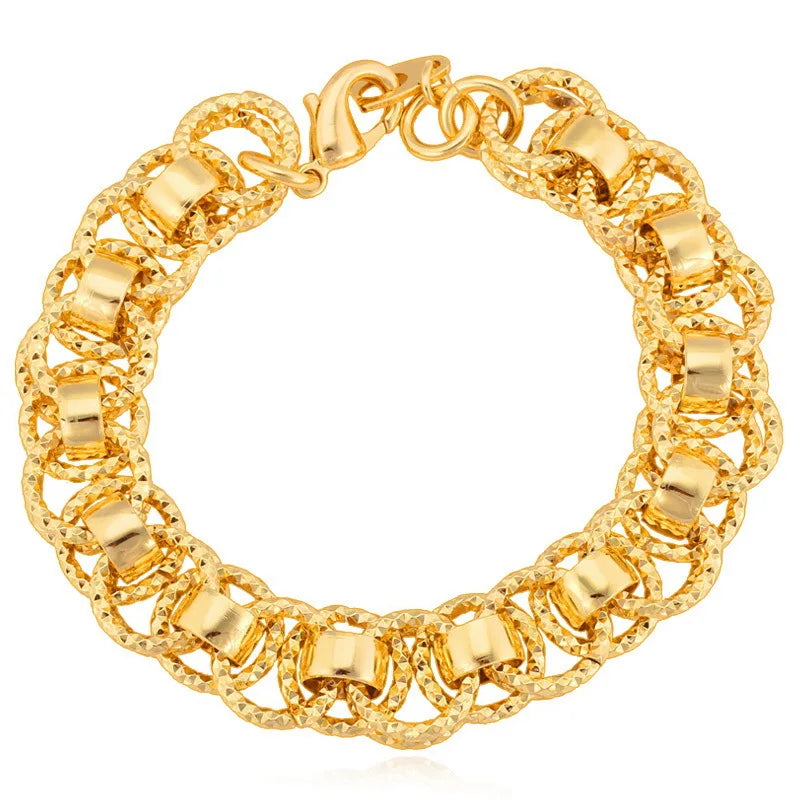 Yellow Hot Bracelets for Women Men 13MM