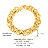 Yellow Hot Bracelets for Women Men 13MM
