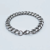 Men's Stainless Steel Cuba Link Chain Bracelet Hip Hop Rock Jewelry