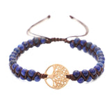 Natural Stone Beads Bangle Bracelet Women Jewelry