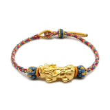 Colorful Gradient Bracelet with Adjustable Chain