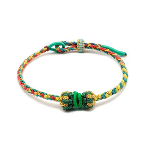 Colorful Gradient Bracelet with Adjustable Chain