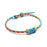 Colorful Gradient Bracelet with Adjustable Chain