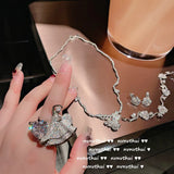 Layered Paperclip Link Chain Bracelets Initial Bracelet for Women Jewelry