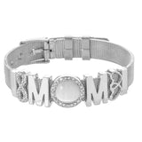 Personalized Mom Bracelet Stainless Steel Watch