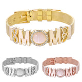 Personalized Mom Bracelet Stainless Steel Watch