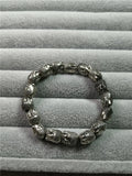 Women's Silver 925 Round Bracelet Classic Joyeria Plata
