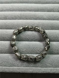 Women's Silver 925 Round Bracelet Classic Joyeria Plata