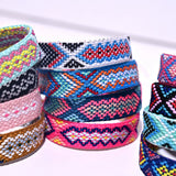 Adjustable Braided Bracelet Boho Woven Tassel Friendship Gift
