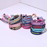 Adjustable Braided Bracelet Boho Woven Tassel Friendship Gift