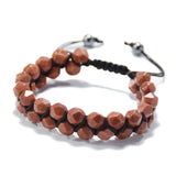 Braided Tiger Eye Stone Bracelet for Chakra Balance